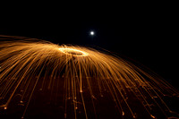 Fire spinning